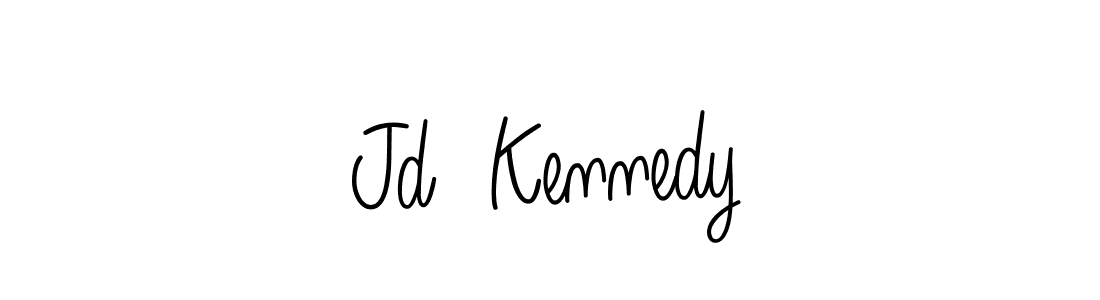 Jd  Kennedy stylish signature style. Best Handwritten Sign (Angelique-Rose-font-FFP) for my name. Handwritten Signature Collection Ideas for my name Jd  Kennedy. Jd  Kennedy signature style 5 images and pictures png