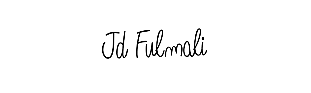 You should practise on your own different ways (Angelique-Rose-font-FFP) to write your name (Jd Fulmali) in signature. don't let someone else do it for you. Jd Fulmali signature style 5 images and pictures png