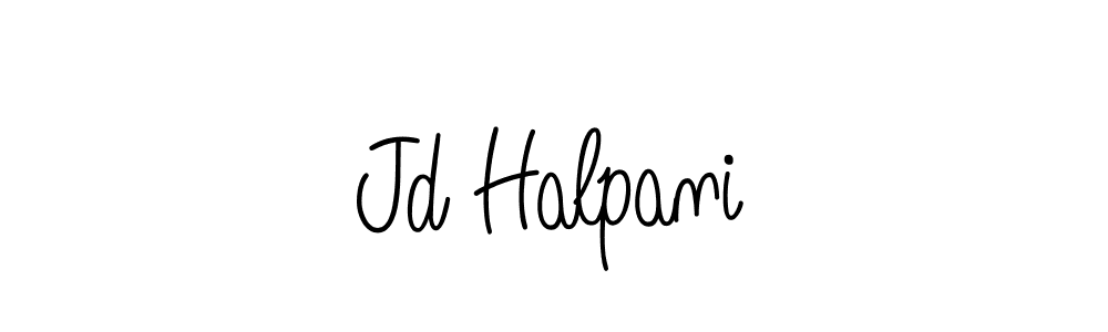 Best and Professional Signature Style for Jd Halpani. Angelique-Rose-font-FFP Best Signature Style Collection. Jd Halpani signature style 5 images and pictures png