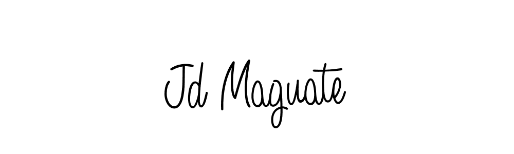 You should practise on your own different ways (Angelique-Rose-font-FFP) to write your name (Jd Maguate) in signature. don't let someone else do it for you. Jd Maguate signature style 5 images and pictures png