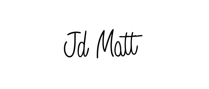 Angelique-Rose-font-FFP is a professional signature style that is perfect for those who want to add a touch of class to their signature. It is also a great choice for those who want to make their signature more unique. Get Jd Matt name to fancy signature for free. Jd Matt signature style 5 images and pictures png