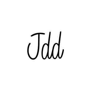 Make a beautiful signature design for name Jdd. With this signature (Angelique-Rose-font-FFP) style, you can create a handwritten signature for free. Jdd signature style 5 images and pictures png