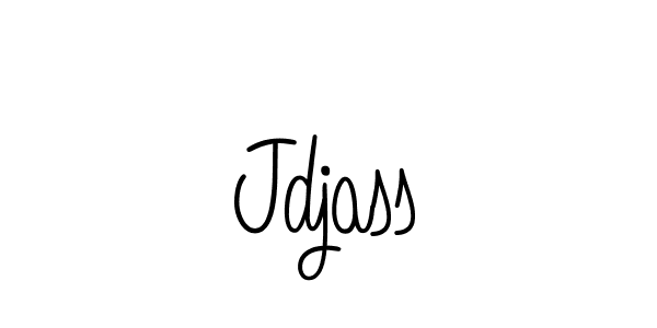 Use a signature maker to create a handwritten signature online. With this signature software, you can design (Angelique-Rose-font-FFP) your own signature for name Jdjass. Jdjass signature style 5 images and pictures png