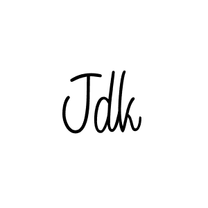 You should practise on your own different ways (Angelique-Rose-font-FFP) to write your name (Jdk) in signature. don't let someone else do it for you. Jdk signature style 5 images and pictures png