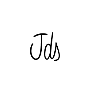 Use a signature maker to create a handwritten signature online. With this signature software, you can design (Angelique-Rose-font-FFP) your own signature for name Jds. Jds signature style 5 images and pictures png