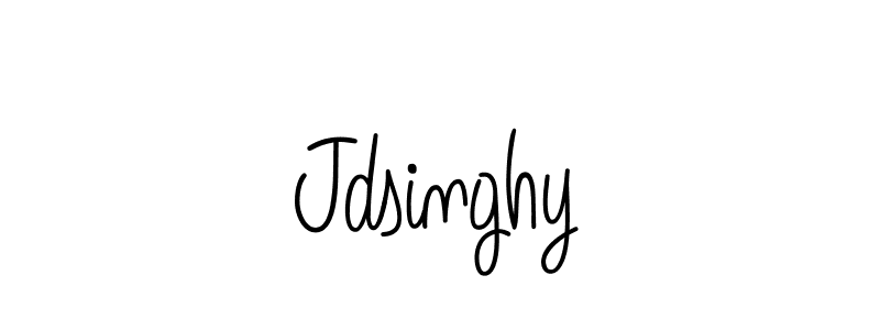 How to make Jdsinghy name signature. Use Angelique-Rose-font-FFP style for creating short signs online. This is the latest handwritten sign. Jdsinghy signature style 5 images and pictures png