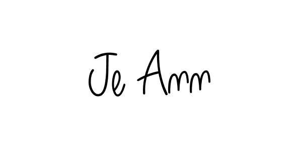This is the best signature style for the Je Ann name. Also you like these signature font (Angelique-Rose-font-FFP). Mix name signature. Je Ann signature style 5 images and pictures png