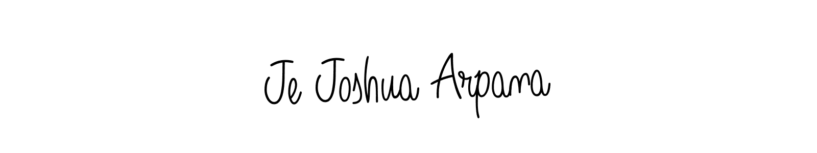 Also You can easily find your signature by using the search form. We will create Je Joshua Arpana name handwritten signature images for you free of cost using Angelique-Rose-font-FFP sign style. Je Joshua Arpana signature style 5 images and pictures png