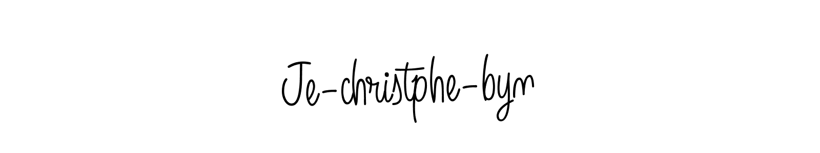 Make a beautiful signature design for name Je-christphe-byn. Use this online signature maker to create a handwritten signature for free. Je-christphe-byn signature style 5 images and pictures png