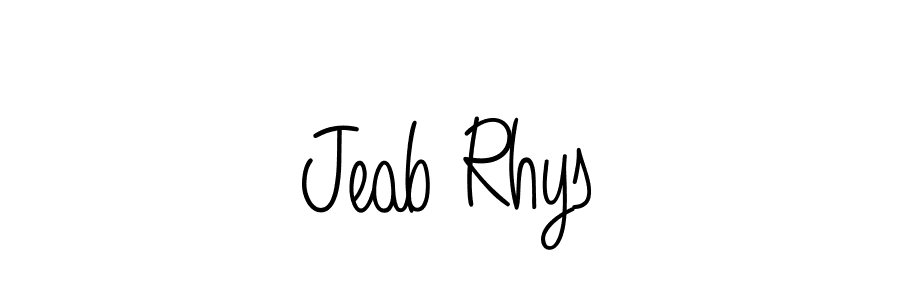 Once you've used our free online signature maker to create your best signature Angelique-Rose-font-FFP style, it's time to enjoy all of the benefits that Jeab Rhys name signing documents. Jeab Rhys signature style 5 images and pictures png