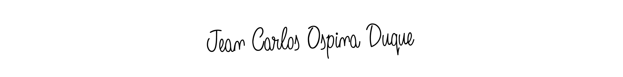 Make a beautiful signature design for name Jean Carlos Ospina Duque. Use this online signature maker to create a handwritten signature for free. Jean Carlos Ospina Duque signature style 5 images and pictures png