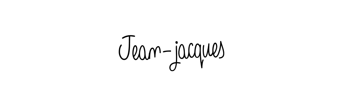 How to make Jean-jacques name signature. Use Angelique-Rose-font-FFP style for creating short signs online. This is the latest handwritten sign. Jean-jacques signature style 5 images and pictures png