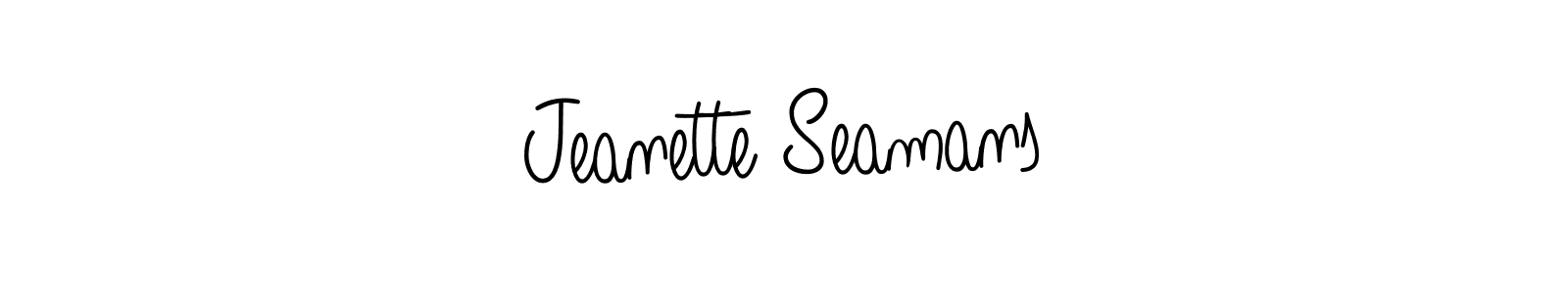 Best and Professional Signature Style for Jeanette Seamans. Angelique-Rose-font-FFP Best Signature Style Collection. Jeanette Seamans signature style 5 images and pictures png