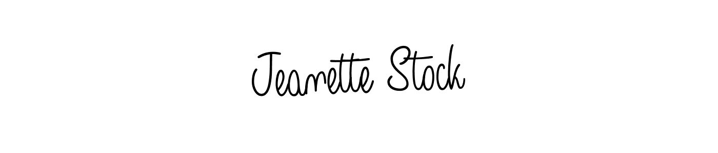 Angelique-Rose-font-FFP is a professional signature style that is perfect for those who want to add a touch of class to their signature. It is also a great choice for those who want to make their signature more unique. Get Jeanette Stock name to fancy signature for free. Jeanette Stock signature style 5 images and pictures png