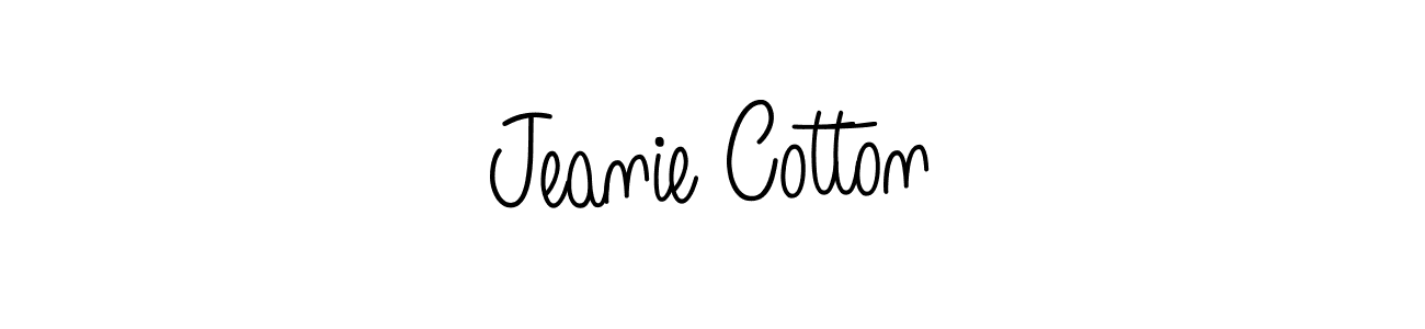 Once you've used our free online signature maker to create your best signature Angelique-Rose-font-FFP style, it's time to enjoy all of the benefits that Jeanie Cotton name signing documents. Jeanie Cotton signature style 5 images and pictures png