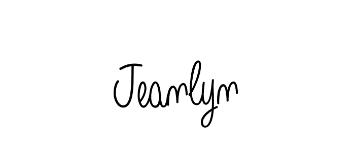 Design your own signature with our free online signature maker. With this signature software, you can create a handwritten (Angelique-Rose-font-FFP) signature for name Jeanlyn. Jeanlyn signature style 5 images and pictures png