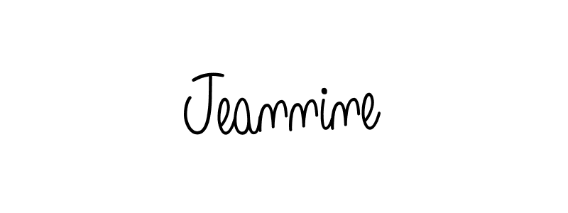 Angelique-Rose-font-FFP is a professional signature style that is perfect for those who want to add a touch of class to their signature. It is also a great choice for those who want to make their signature more unique. Get Jeannine name to fancy signature for free. Jeannine signature style 5 images and pictures png
