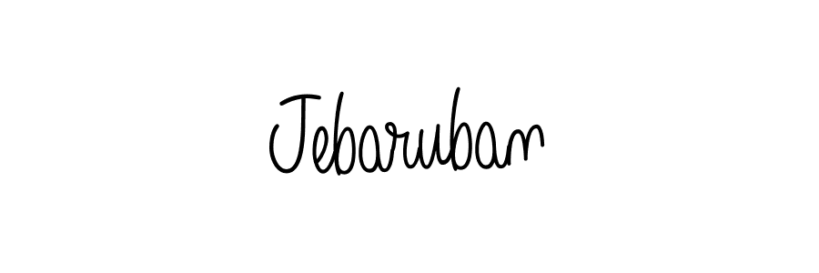 How to make Jebaruban name signature. Use Angelique-Rose-font-FFP style for creating short signs online. This is the latest handwritten sign. Jebaruban signature style 5 images and pictures png