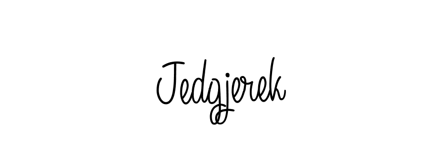 The best way (Angelique-Rose-font-FFP) to make a short signature is to pick only two or three words in your name. The name Jedgjerek include a total of six letters. For converting this name. Jedgjerek signature style 5 images and pictures png