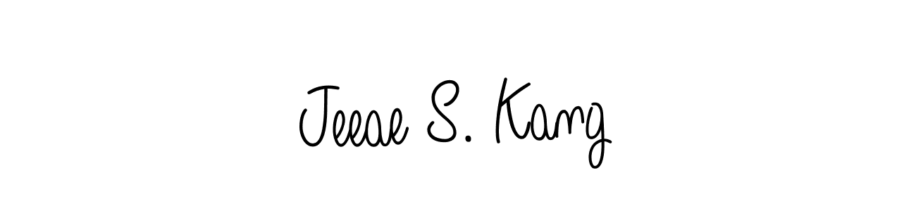 How to make Jeeae S. Kang signature? Angelique-Rose-font-FFP is a professional autograph style. Create handwritten signature for Jeeae S. Kang name. Jeeae S. Kang signature style 5 images and pictures png