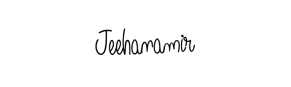 How to make Jeehanamir name signature. Use Angelique-Rose-font-FFP style for creating short signs online. This is the latest handwritten sign. Jeehanamir signature style 5 images and pictures png