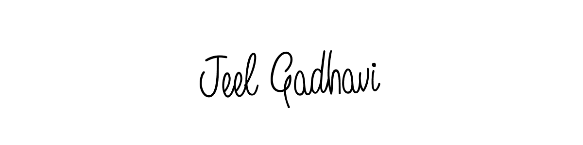 Angelique-Rose-font-FFP is a professional signature style that is perfect for those who want to add a touch of class to their signature. It is also a great choice for those who want to make their signature more unique. Get Jeel Gadhavi name to fancy signature for free. Jeel Gadhavi signature style 5 images and pictures png