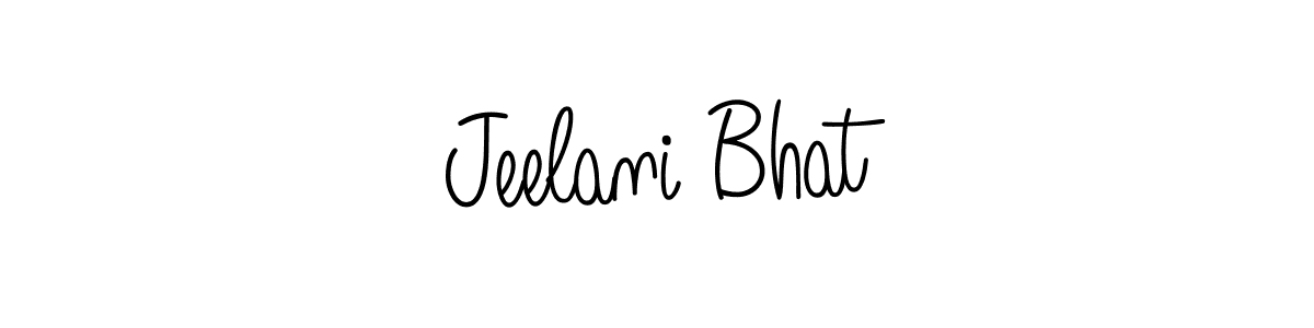 Make a beautiful signature design for name Jeelani Bhat. With this signature (Angelique-Rose-font-FFP) style, you can create a handwritten signature for free. Jeelani Bhat signature style 5 images and pictures png