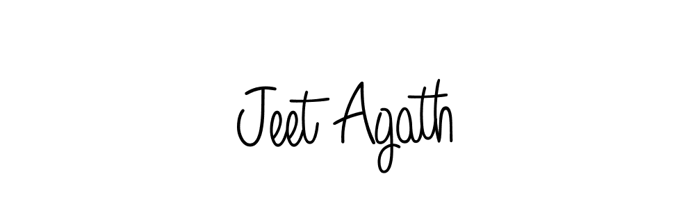 Make a short Jeet Agath signature style. Manage your documents anywhere anytime using Angelique-Rose-font-FFP. Create and add eSignatures, submit forms, share and send files easily. Jeet Agath signature style 5 images and pictures png