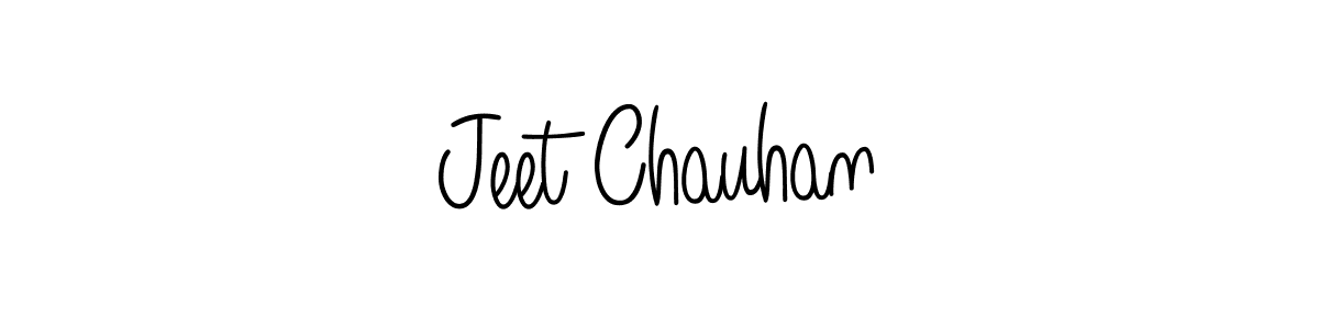 Make a beautiful signature design for name Jeet Chauhan. With this signature (Angelique-Rose-font-FFP) style, you can create a handwritten signature for free. Jeet Chauhan signature style 5 images and pictures png