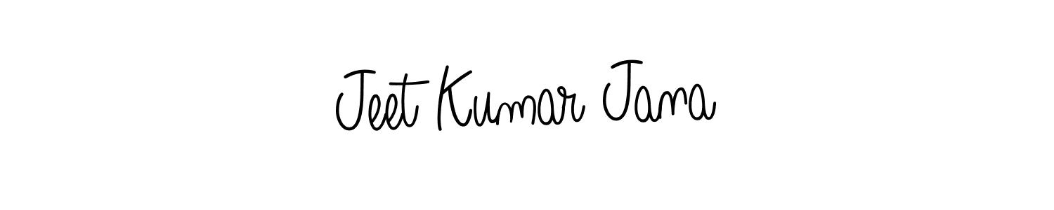 Also we have Jeet Kumar Jana name is the best signature style. Create professional handwritten signature collection using Angelique-Rose-font-FFP autograph style. Jeet Kumar Jana signature style 5 images and pictures png