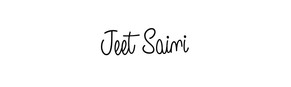 Jeet Saini stylish signature style. Best Handwritten Sign (Angelique-Rose-font-FFP) for my name. Handwritten Signature Collection Ideas for my name Jeet Saini. Jeet Saini signature style 5 images and pictures png