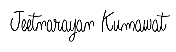 A dynamic signature style for Jeetnarayan Kumawat using Angelique-Rose-font-FFP script. Designed to look authentic, handwritten, and professional. Jeetnarayan Kumawat signature style 5 images and pictures png