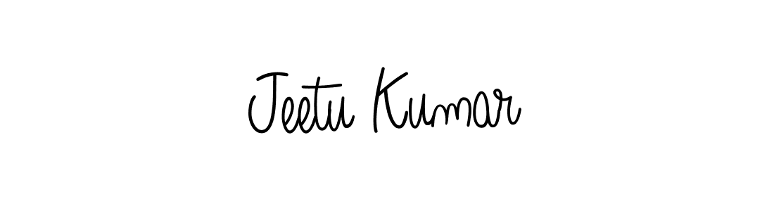 Create a beautiful signature design for name Jeetu Kumar. With this signature (Angelique-Rose-font-FFP) fonts, you can make a handwritten signature for free. Jeetu Kumar signature style 5 images and pictures png