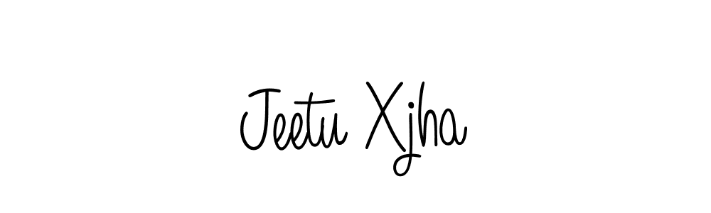 How to Draw Jeetu Xjha signature style? Angelique-Rose-font-FFP is a latest design signature styles for name Jeetu Xjha. Jeetu Xjha signature style 5 images and pictures png