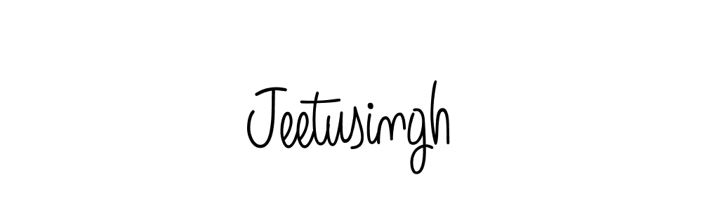 Use a signature maker to create a handwritten signature online. With this signature software, you can design (Angelique-Rose-font-FFP) your own signature for name Jeetusingh. Jeetusingh signature style 5 images and pictures png