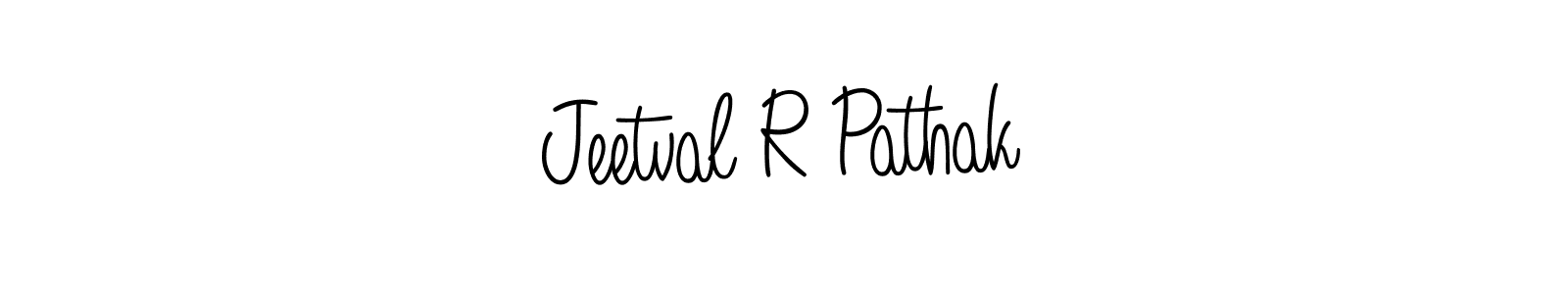 Jeetval R Pathak stylish signature style. Best Handwritten Sign (Angelique-Rose-font-FFP) for my name. Handwritten Signature Collection Ideas for my name Jeetval R Pathak. Jeetval R Pathak signature style 5 images and pictures png