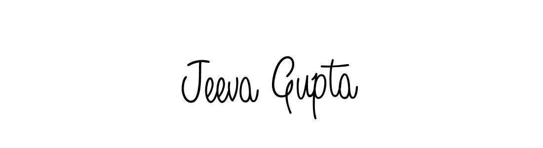 Create a beautiful signature design for name Jeeva Gupta. With this signature (Angelique-Rose-font-FFP) fonts, you can make a handwritten signature for free. Jeeva Gupta signature style 5 images and pictures png