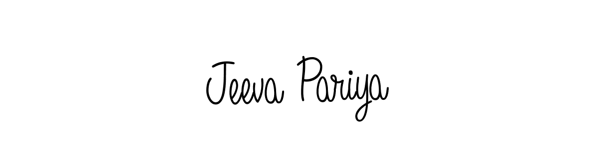 Similarly Angelique-Rose-font-FFP is the best handwritten signature design. Signature creator online .You can use it as an online autograph creator for name Jeeva Pariya. Jeeva Pariya signature style 5 images and pictures png