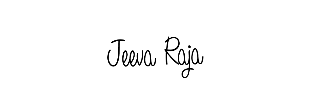 Design your own signature with our free online signature maker. With this signature software, you can create a handwritten (Angelique-Rose-font-FFP) signature for name Jeeva Raja. Jeeva Raja signature style 5 images and pictures png