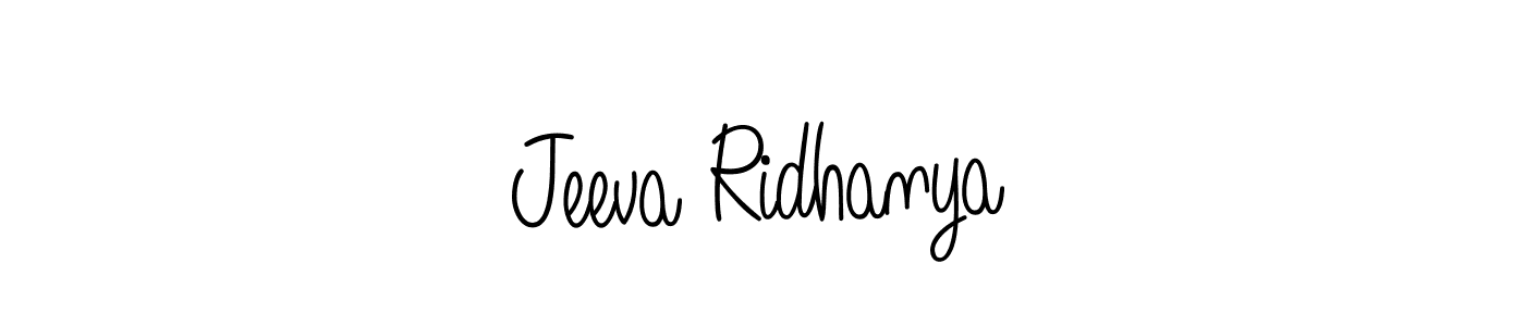 It looks lik you need a new signature style for name Jeeva Ridhanya. Design unique handwritten (Angelique-Rose-font-FFP) signature with our free signature maker in just a few clicks. Jeeva Ridhanya signature style 5 images and pictures png