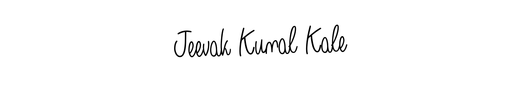 How to Draw Jeevak Kunal Kale signature style? Angelique-Rose-font-FFP is a latest design signature styles for name Jeevak Kunal Kale. Jeevak Kunal Kale signature style 5 images and pictures png