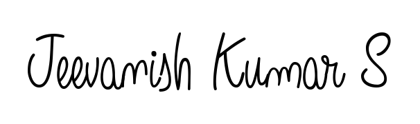 Discover how Jeevanish Kumar S looks in an executive cursive font (Angelique-Rose-font-FFP). Perfect for legal documents, invoices, and certificates. Jeevanish Kumar S signature style 5 images and pictures png
