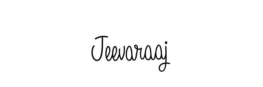 Use a signature maker to create a handwritten signature online. With this signature software, you can design (Angelique-Rose-font-FFP) your own signature for name Jeevaraaj. Jeevaraaj signature style 5 images and pictures png