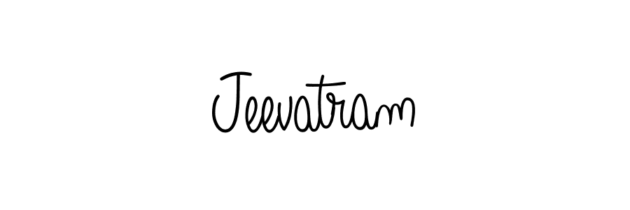 How to make Jeevatram signature? Angelique-Rose-font-FFP is a professional autograph style. Create handwritten signature for Jeevatram name. Jeevatram signature style 5 images and pictures png