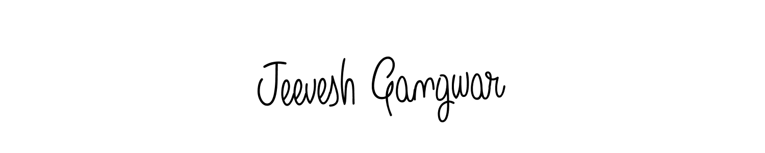 Here are the top 10 professional signature styles for the name Jeevesh Gangwar. These are the best autograph styles you can use for your name. Jeevesh Gangwar signature style 5 images and pictures png