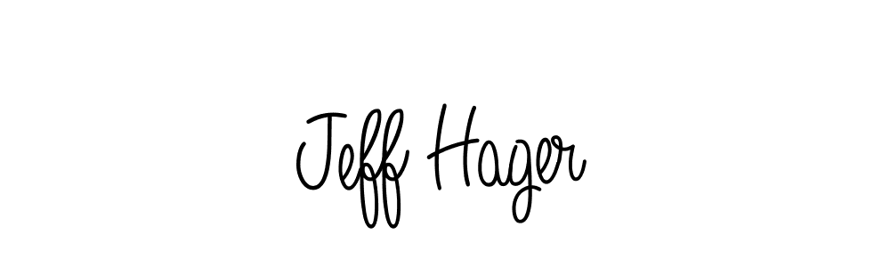 You should practise on your own different ways (Angelique-Rose-font-FFP) to write your name (Jeff Hager) in signature. don't let someone else do it for you. Jeff Hager signature style 5 images and pictures png