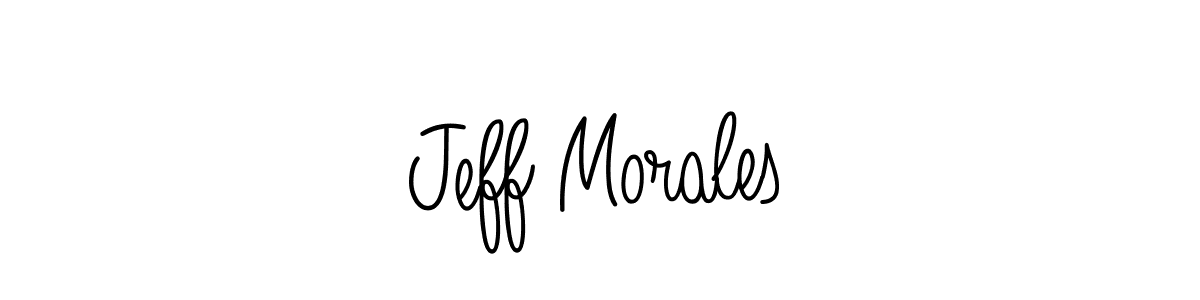 Make a beautiful signature design for name Jeff Morales. With this signature (Angelique-Rose-font-FFP) style, you can create a handwritten signature for free. Jeff Morales signature style 5 images and pictures png