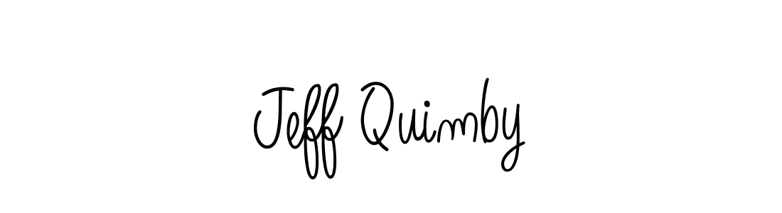 The best way (Angelique-Rose-font-FFP) to make a short signature is to pick only two or three words in your name. The name Jeff Quimby include a total of six letters. For converting this name. Jeff Quimby signature style 5 images and pictures png