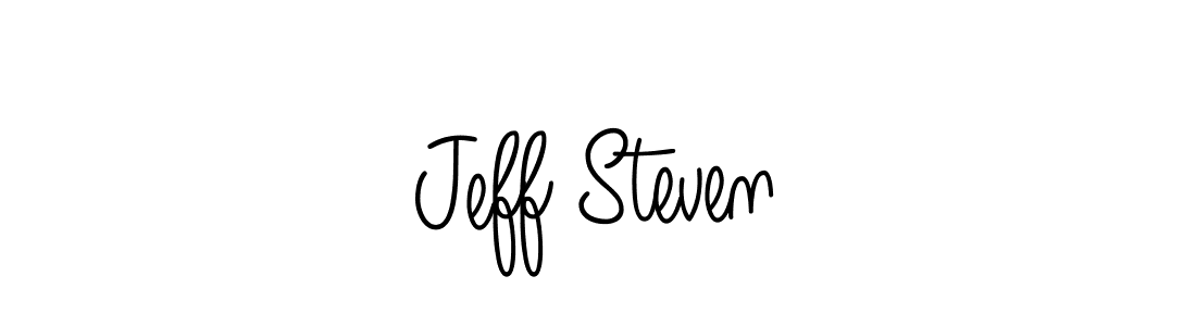 Make a beautiful signature design for name Jeff Steven. With this signature (Angelique-Rose-font-FFP) style, you can create a handwritten signature for free. Jeff Steven signature style 5 images and pictures png