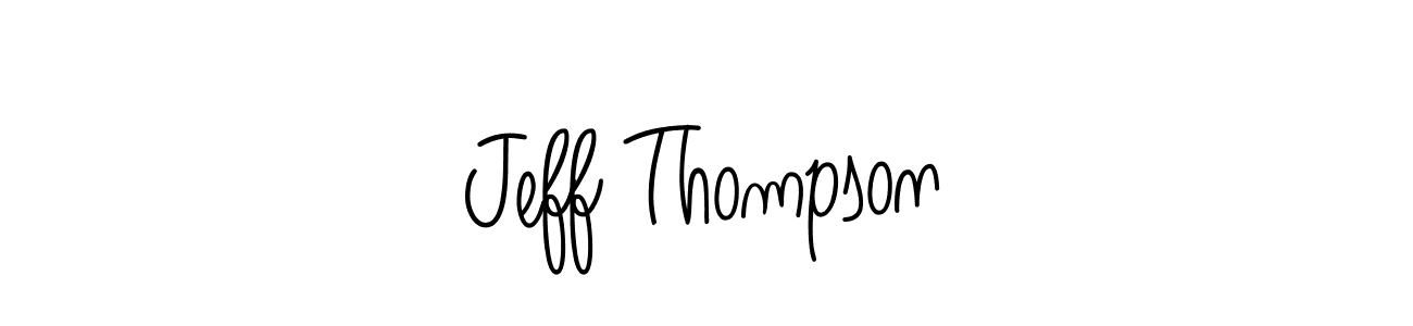 The best way (Angelique-Rose-font-FFP) to make a short signature is to pick only two or three words in your name. The name Jeff Thompson include a total of six letters. For converting this name. Jeff Thompson signature style 5 images and pictures png